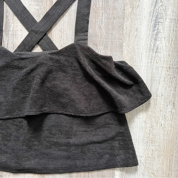 Madewell Texture Thread Tiered Tank Top - Picture 3 of 7